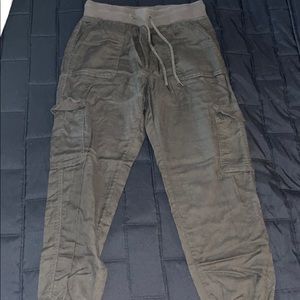 Garage olive green joggers